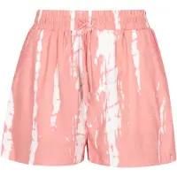 Usha Calças rosa escurecido / branco