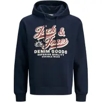 Jack & Jones Moletom Com Capuz Logo 2 Col