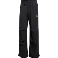 Adidas Calças de desporto 'Essentials' preto / branco