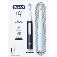 Oral-B Spazzolino Elettrico Serie Io 3 Duo Nero/Blu Ghiaccio 2 pezzi — Spazzolino elettrico