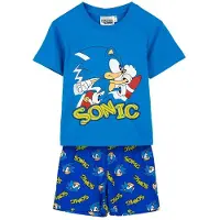 Sonic Pijama De Manga Curta Sonic