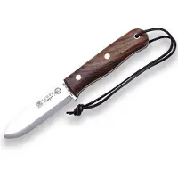 Joker Faca bushcraft Trampero Scandi, Walnut, Firesteel