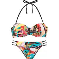 Bruno Banani Biquíni turquesa / amarelo / laranja / preto