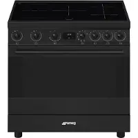 Smeg Cozinha Vitrocerâmica Com Forno C9imn2 Induction 90 Cm 5 Bocas