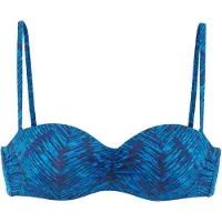 Jette Top de biquíni azul / marinho