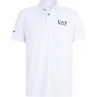 EA7 para homem. 8NPF23_PJEMZ Polo Sport Ventus 7 branco (XS), Casual, Esportivo, Poliéster, Manga curta