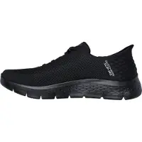 SKECHERS Sapatilhas baixas 'Go Walk Flex - Hands Up' preto / branco
