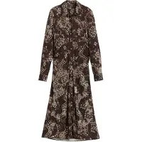 Desigual , Vestido camisa cobra, Viscose, Marrom, XS
