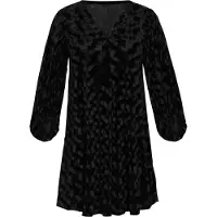 NAEMI Vestido 'Fashion Look' antracite / preto