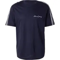 Armani Exchange para homem. 8NZTSGZJ9AZ1510 T-shirt de corte padrão azul-marinho (M), Casual, Algodão, Manga curta