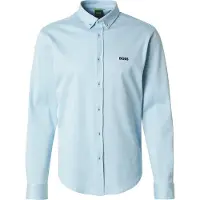 BOSS para homem. 50544795 Camisa Motion azul (XXL), Casual, Algodão, Clássico, Manga comprida