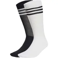 Adidas Meias de Cano Médio Texturizadas – 2 pares