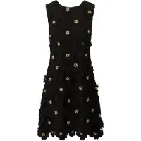 Kraimod Vestido de cocktail bege / preto