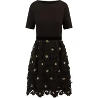 Kraimod Vestido de cocktail bege / preto