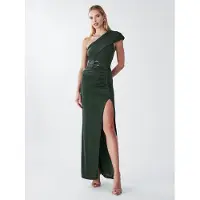 BWLDR Vestido de festa 'Meliza' verde escuro