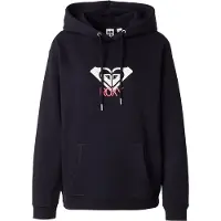 Roxy Sweatshirt 'Surf Stocked Brushed Art' cor-de-rosa / preto / branco