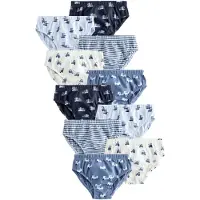 Next Cueca azul / navy / azul claro / branco
