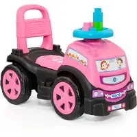 MOLTO Andador Pink Truck Rails With 10 Blocks