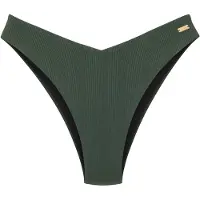 Copenhagen Studios Cueca biquíni verde escuro