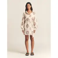 St MRLO Vestido 'Bligh' ecru / castanho