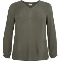 KAFFE CURVE Blusa 'Ami' oliveira