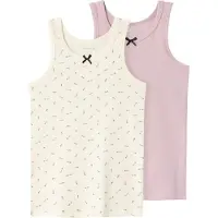 Name it Camisola interior creme / verde relva / roxo claro