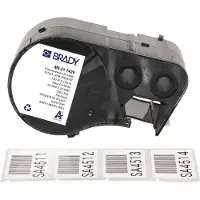 Brady M5-31-7425 etiquetas de polipropileno preto sobre branco 38,10 mm x 24,40 mm