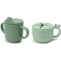 Done by Deer Xícara Friends Spout/snack Set Deer