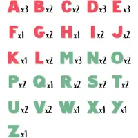 Smoby 48 Letras Magnéticas
