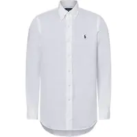 Ralph Lauren para homem. 710966294003 Camisa de linho de ajuste personalizado branca (M), Branco, Casual, Manga comprida