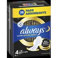 Always Assorbenti Ultra Secure Night 36 Pezzi — Assorbente igienico