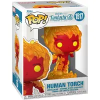 Funko POP! Figura Primeiros Passos O Quarteto Fantástico Tocha Humana Marvel 9 Cm