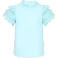 Faina Blusa turquesa