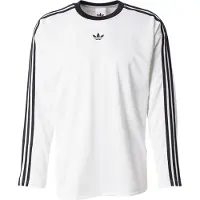 Adidas T-shirt mangas compridas Adicolor Jacquard Long-Sleeve Jersey homens - Branco - EU XL