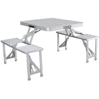 Marbueno Summer Mesa Dobrável Com Conjunto De Bancos 10439 Folding With 2 Benches Set