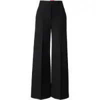 MAX&Co. Calças com vincos 'BASSANO' preto