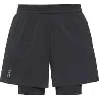 ON - Vestuário trail corrida mulher - 3" Performance 2/1 Shorts W Black para Mulher - Tamanho XS - Preto