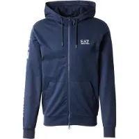 Emporio Armani Casaco em moletão navy / branco