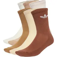 Adidas Meias 'Trefoil Cushion' bege / ecru / areia / castanho de castanha / castanho claro / branco