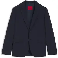 HUGO para homem. 50540157 Casaco Arti navy (90), Casual, Sapatos de Festa, Clássico, Poliéster, Marinho