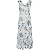 Kaffe Vestido 'KAElsa' azul / cor-de-rosa / branco