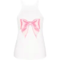 NALLY Top 'Fashion Look' rosa escurecido / branco
