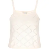 IZIA Top de malha creme