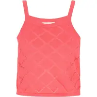 IZIA Top de malha coral