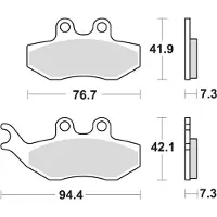 TRW Pastilhas De Freio Ec-organic Aprilia Rx 50 18