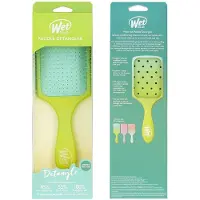 The Wet Brush Escova de cabelo Paddle Detangler Feel Good Ombre Verde/Azul