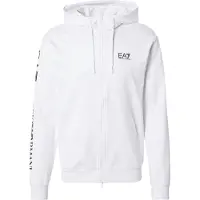 EA7 para homem. 7M000568_AF13512 Moletom com capuz Logo Series branco (M), Casual, Esportivo, Algodão, Multisport, Manga comprida