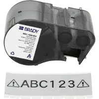 Brady M5C-1500-584 etiquetas de plástico preto sobre branco 38,1 mm x 6,1 m