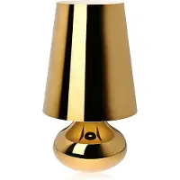 Kartell Candeeiro de mesa Cindy em dourado escuro metálico