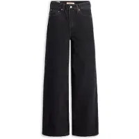 Levi's Calças de ganga 'Ribcage Wide Leg ' preto